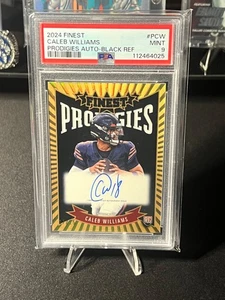 2024 Finest Caleb Williams Prodigies Auto Black Refractor /25 PSA 9 - Bild 1 von 1
