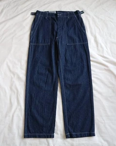 Pantalones de panadero Engineered Garments WORKADAY índigo talla S algodón para hombre usados - Imagen 1 de 7