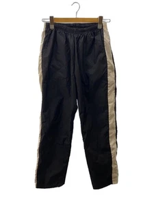 NIKE altri pantaloni nylon reversibile anni 90 linea laterale M macchiato nero orlo zip usati - Foto 1 di 6