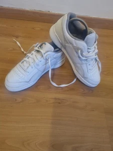 Women's Reebok Workout Plus White Trainers Vintage UK 6.5 EU 40 US7.5 Read Desc - Picture 1 of 10