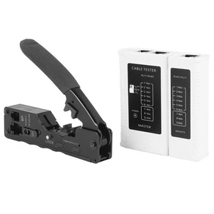 Pinzatrice Modulare CAT5 CAT6A CAT7 con Kit di Strumenti Tester per Cavi di7202 - Afbeelding 1 van 1