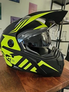 Caberg Xtrace Lux  Helm Matt Schwarz Grün, Gr. XS - Neu - Bild 1 von 4