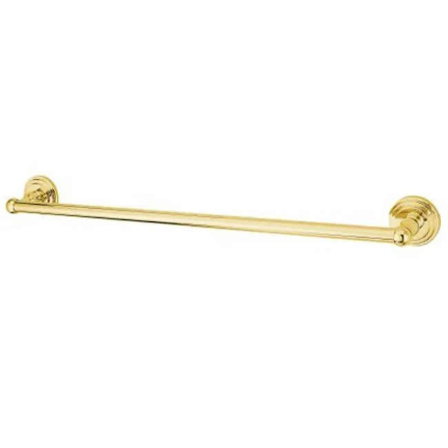 Kingston Brass BA2712PB Milano 18 英寸毛巾架 - 抛光黄铜 — 第 1/1 张图片