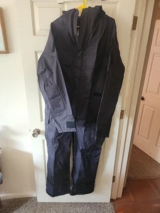 NATO OPEC CBRNe ANTI-VIRAL NEGRO MONO CON CAPUCHA - TRAJE059 GRANDE REGULAR  - Imagen 1 de 13