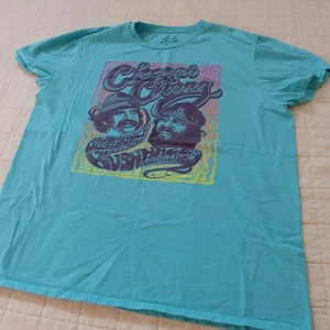 Cheech & Chong – White Berry Pineapple Punch Graphic T Shirt Turquoise – Size XL - Picture 1 of 9