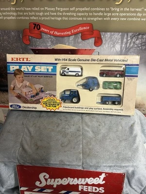 Vintage ERTL 1/64 Ford Dealership Building Set - Image 1 of 4
