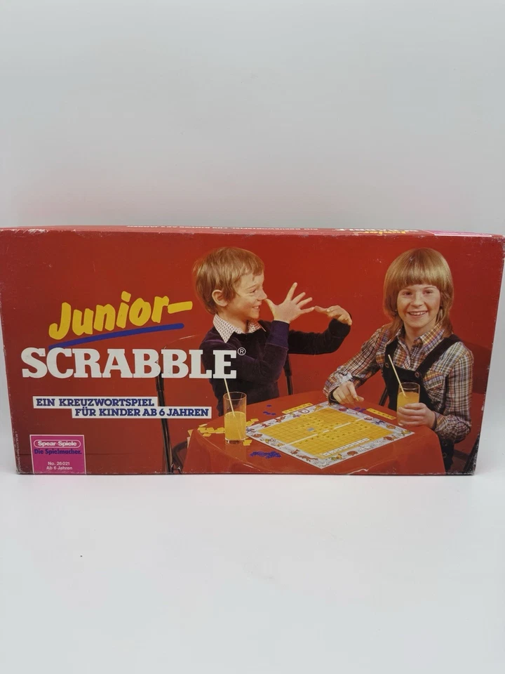 Junior Scrabble Spear Spiele 70er Jahre Brettspiel Gebraucht Guter Zustand - Bild 1 von 4