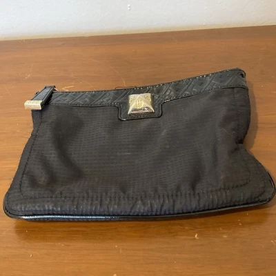 L.A.M.B. Cartera sin asas Gwen Stefani Y2K negra dorada con cremallera Foto 1 de 4