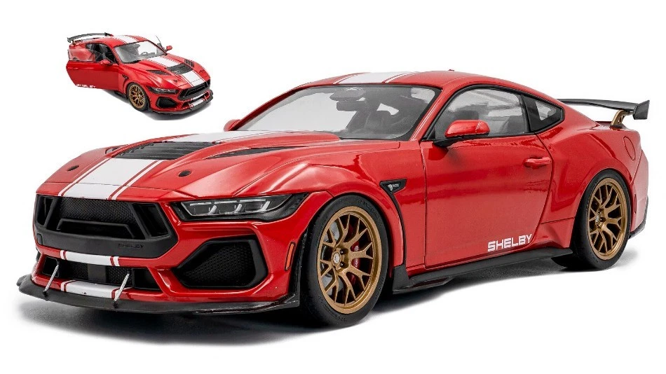 SOLIDO SL1813801 SHELBY MUSTANG SUPER SNAKE 2025 RACE RED 1:18 Modellino - Immagine 1 di 1