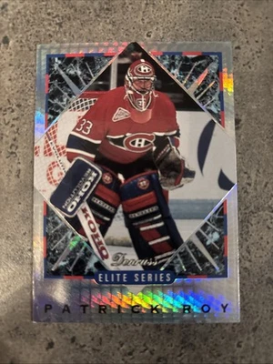 Tarjeta insertada Patrick Roy serie Elite 93-94 Donruss 07678/10000 Foto 1 de 2