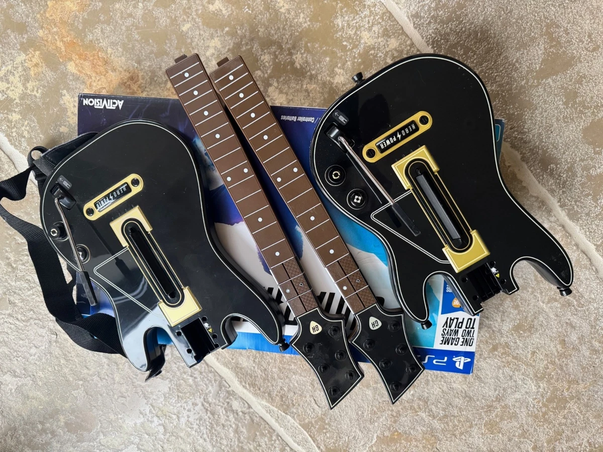 激レアGuitar Hero Live PS4 ギターコントローラー2本セット Guitar