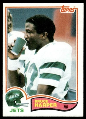 1982 Topps Bruce Harper New York Jets #169 - Image 1 of 2
