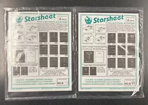 Juego de 2 Sistema de Coleccionismo G&K Starsheet 5 Hojas Cada una (1 con 5 Filas, 1 con 6 Filas) - Imagen 1 de 5