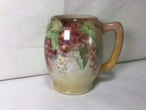 UU3 Belleek Antique 1889-1906 Hand Drawn Porcelain Beer Mug Well Preserved - Picture 1 of 6