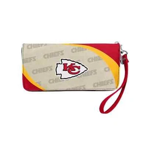 Cartera para mujer Kansas City Chiefs NFL curva organizadora con cremallera - Imagen 1 de 2