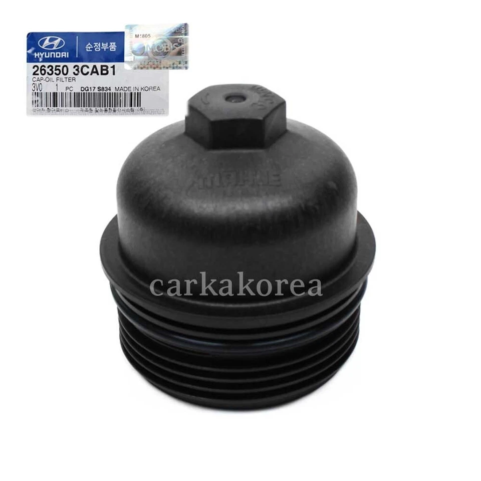 Genuine 263503CAB1 Oil Filter Cap For Hyundai Azera 2012-2016, Santa Fe 2013-17 - Image 1 of 4