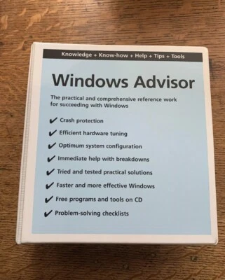 Windows Advisor * Manual & CD-ROMs * Agora Publications Ltd 2004 - Image 1 of 4