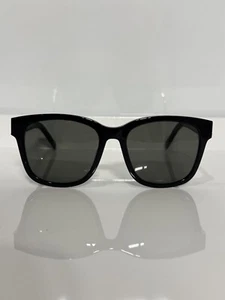 Gafas de sol para hombre YSL Saint Laurent SL M68 001 negras cuadradas acetato 55 mm” - Imagen 1 de 7