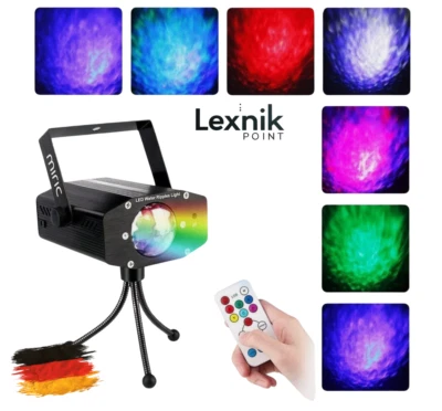 RGB Discokugel Lichteffekt LED Laser Projektor Bühnenlicht Partylicht Lampe - Bild 1 von 4