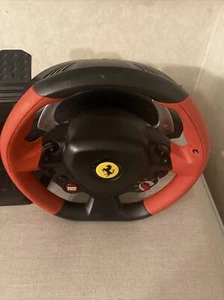 Xbox One Thrustmaster Ferrari 458 Spider Racing Steering Wheel & Pedals Manual - Picture 1 of 6