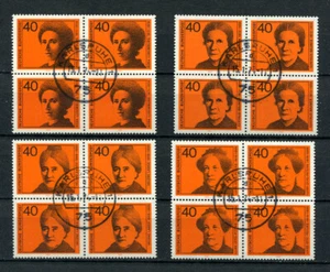 Germany - BRD : Women writer set - blocks of 4 - from 1974 - CTO - Picture 1 of 1
