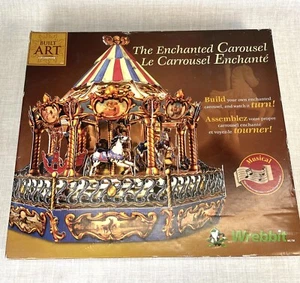 NEW ART Building Collection THE ENCHANTED CAROUSEL MUSICAL Wrebbit  - Picture 1 of 5