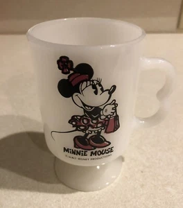 Walt Disney Minnie Mouse Glass Cup Mug With handle - Imagen 1 de 3