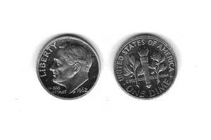 1962 Proof Roosevelt Silver Dime .99 ship - Picture 1 of 1