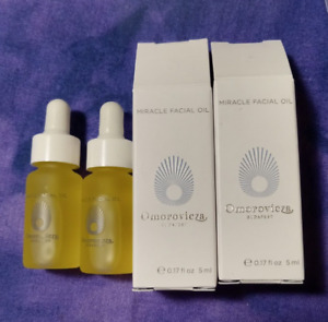 2 x Omorovicza Miracle Facial Oil .17 oz each NEW! in box facial oil