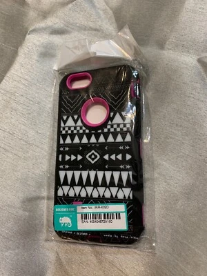 MaryJane Snap on PC Silicone Hybrid Case - iPhone 6/6s - triangles pattern - Image 1 of 2