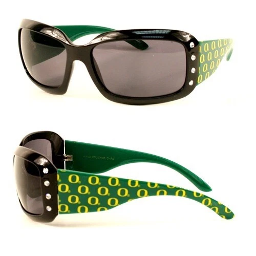 Gafas de sol polarizadas Oregon Ducks brillantes para damas mercancía oficial de la NCAA Foto 1 de 1