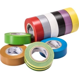 10 Rollen PVC Isolierband Klebeband (pro Rolle: 10m, Breite 15mm, 0.07€/m) - Bild 1 von 10