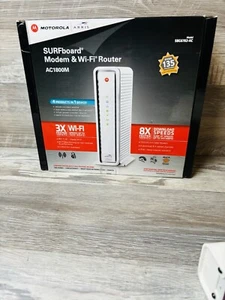 Motorola Surfboard And WiFi Router - SBG6782-AC Arris/ Tested, Works - Picture 1 of 6