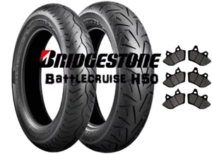 BRIDGESTONE BATTLECRUISE 130/90-16 TIRE SET HARLEY ELECTRA GLIDE ROAD KING 00-03 - Picture 1 of 1