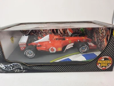 Hot Wheels Ferrari F2002 #1 Michael Schumacher premiere 2003 1/18 B7021 BOX DEF - Immagine 1 di 4