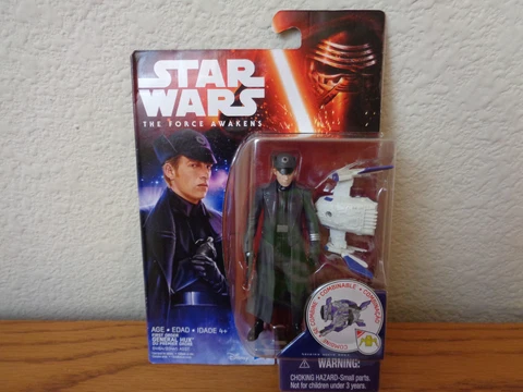 Hasbro The Force Awakens First Order General Hux 3.75" Action Figure MOC Cover