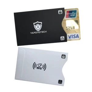 RFID Blocking Sleeves Ultimate Premium Identity Theft Credit Card Protector -10 - Picture 1 of 3