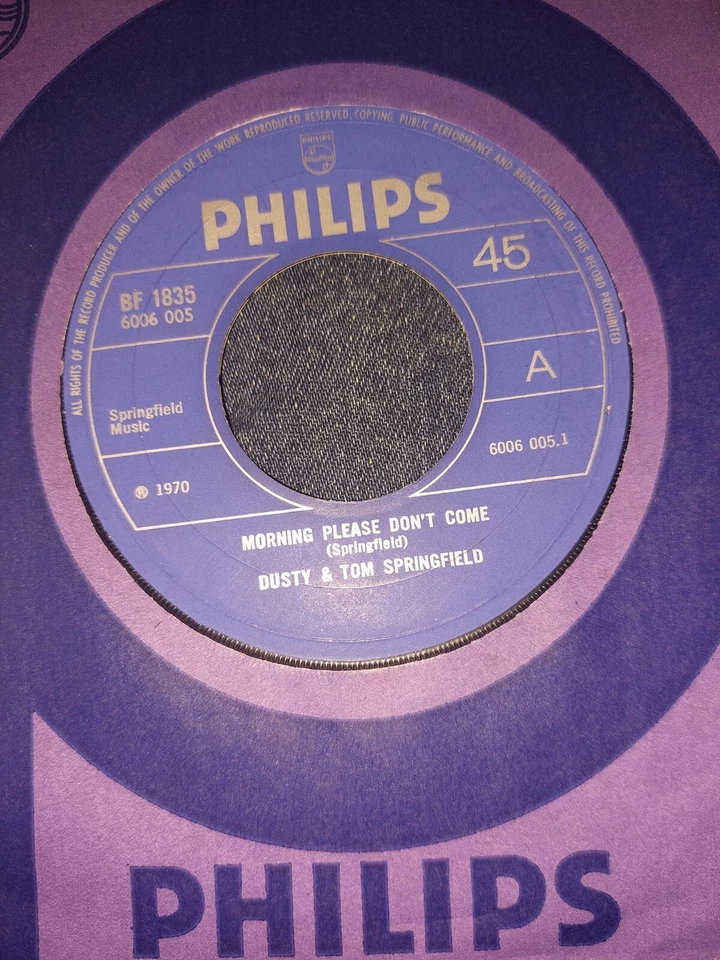 DUSTY SPRINGFIELD  MORNING PLEASE DON'T COME / CHARLEY PHILIPS VG++ - Image 1 of 1
