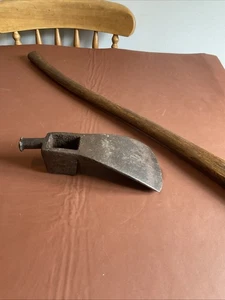 VINTAGE ADZE AXE WITH HANDLE SHIPWRIGHTS WOOD WORKING - Picture 1 of 17
