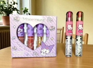 Juego de brillo de labios Mocallure de 4 piezas - hidratante e hidratante + 2 labios de Hello Kitty - Imagen 1 de 1