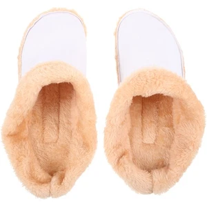 Warm Shoe Inserts Cotton Shoes with Velvet Inner Liner Furry Boot - Picture 1 of 12