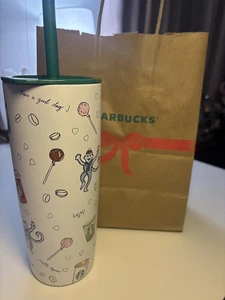 Starbucks x Roller Rabbit Tumbler 24oz Limited Edition Collab NEW Holiday - Picture 1 of 2
