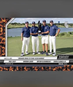 2024 Panini Instant LIV Golf bryson DECHAMBEAU CASEY HOWELL III 1/1 - Picture 1 of 2