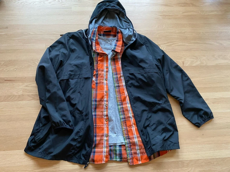 Hombres/x LOTE Duluth Trading Company Camiseta Rojo Mono Manga Corta Abrigo Ligero Foto 1 de 4