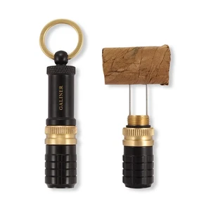 Cortador perforador de cigarros Galiner aguja de acero inoxidable con llavero caja de regalo portátil - Imagen 1 de 6