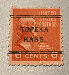 TOPEKA KANSAS PRECANCEL TYPE 243 DLE SC 811 PREXY OG MNH CL47 - Picture 1 of 2