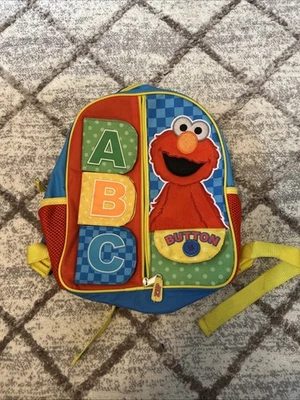 Unisex Kids School Backpack Elmo Sesame Street 2017 - Image 1 of 4