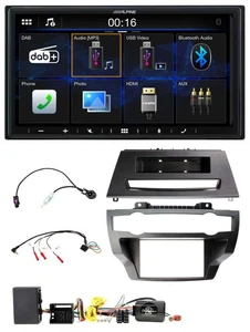 Alpine Bluetooth 2DIN Lenkrad DAB USB Autoradio für BMW X5 X6 E70 E71 07-13 Vers - Bild 1 von 12