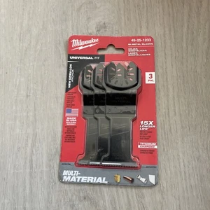 Milwaukee 49-25-1233 Oscillating Multi-Tool Multi-Material Blade Kit - 3-Pack - Picture 1 of 2
