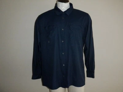 Usado en excelente estado! Camisa convertible manga larga BF para mujer CABELA'S 4MOST UPF 30 azul marino talla 3XL Foto 1 de 4